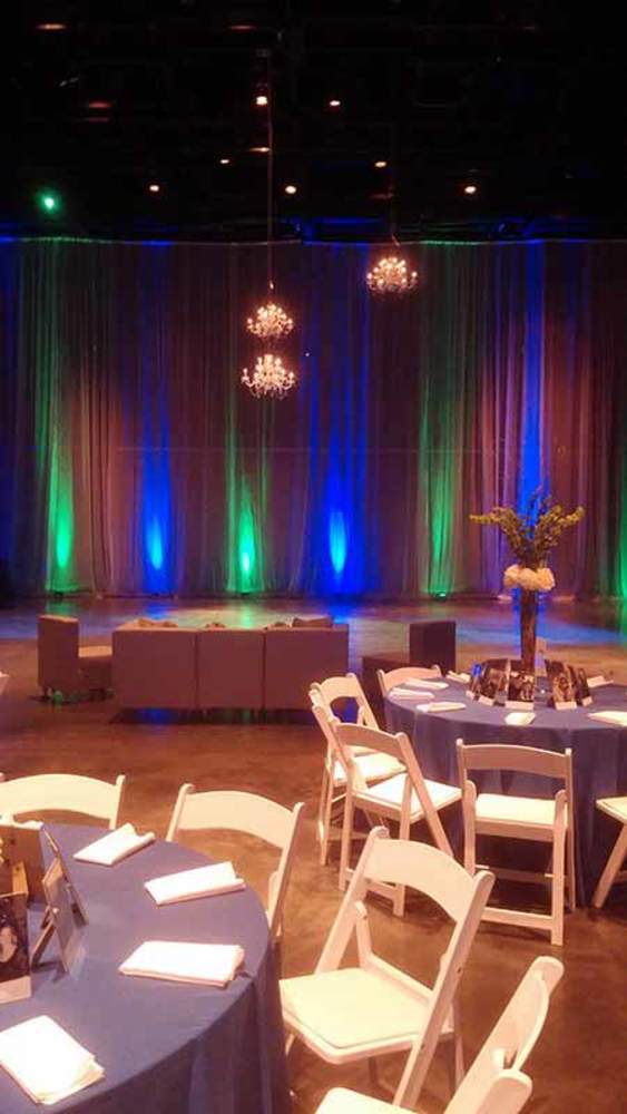 16 lights at Memminger Auditorium in Charleston, SC