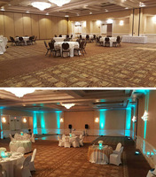 Before and After Uplighting in Virginia