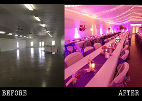 Before and After 18 DIY Uplights 