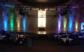 Lighting a stage in Southfield, MI