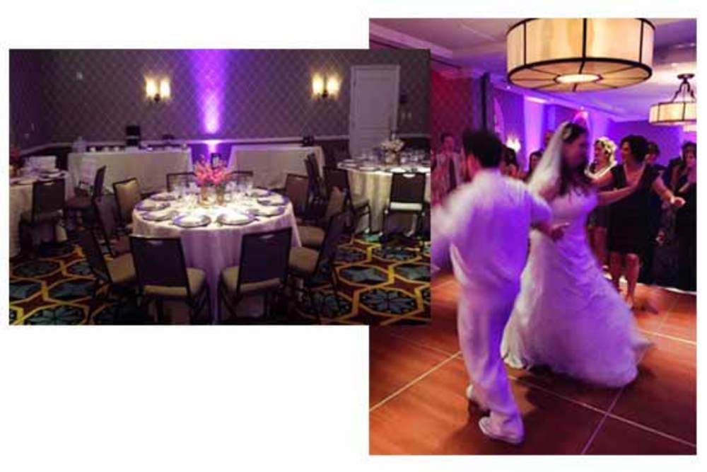 Wedding Uplighting in Alexandria VA