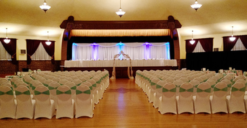 Uplighting on Drapery