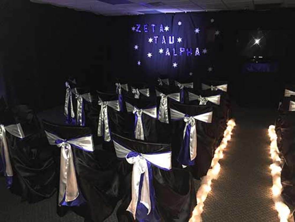 Zeta Tau Alpha Party Uplighting