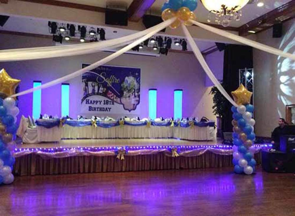 18th Birthday Party Lighting Decor