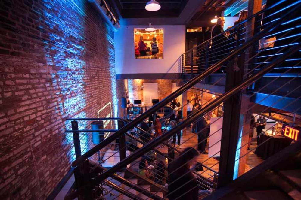 Blue Event Lighting For NJI Media