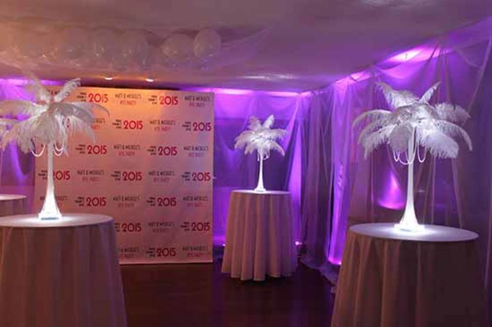 New Years Eve Party with 11 Up Lights